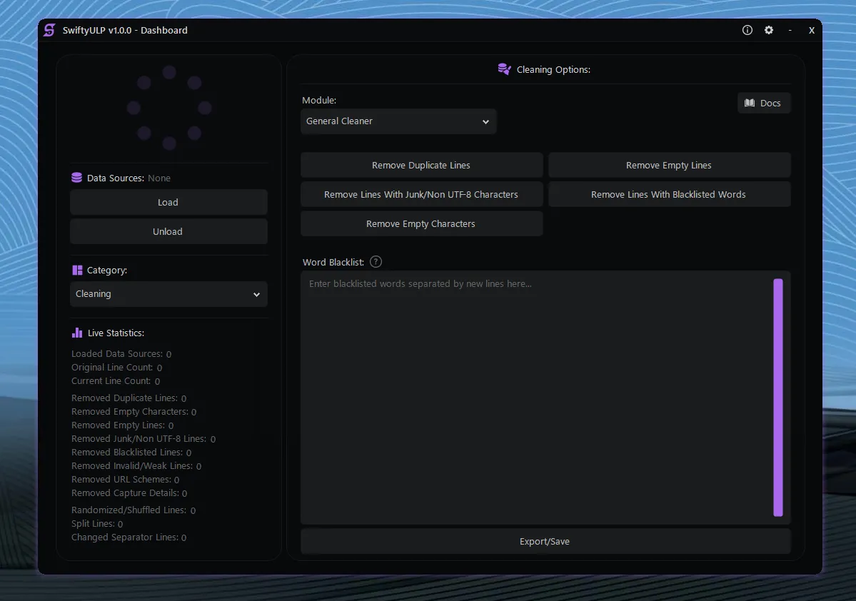 SwiftyULP AIO 2026 – Ultimate Credential & ULP Dataset Processing Tool icon