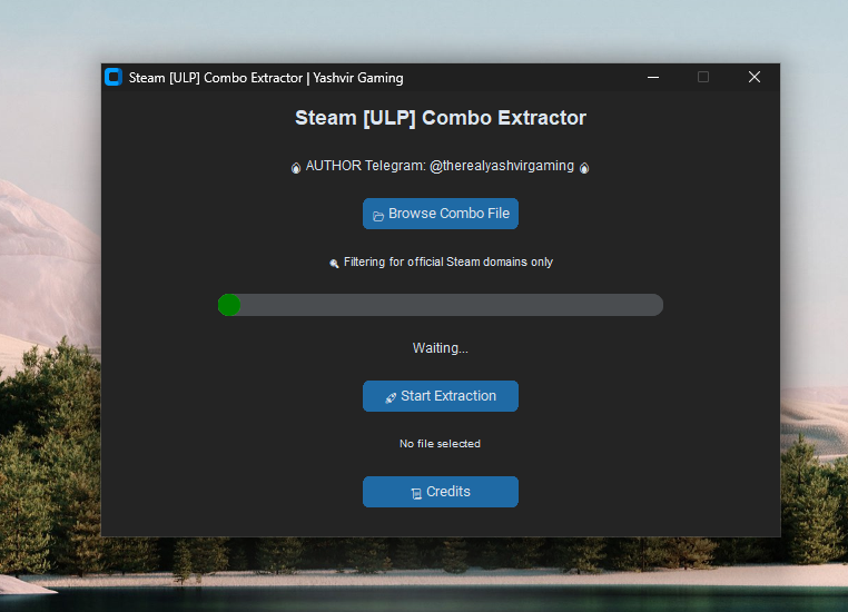 Steam ULP Combo Extractor 2026 | Professional Data Filtering Utility icon