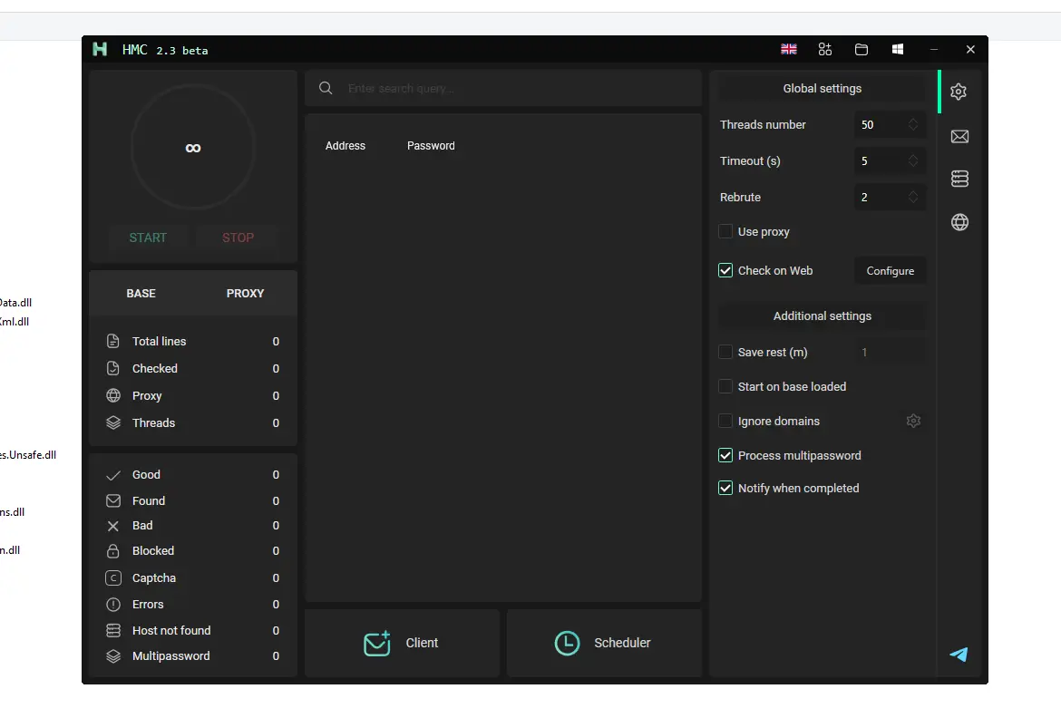 HACKUS MAIL CHECKER (HMC) 2.3 | Advanced IMAP & POP3 Account Validator icon