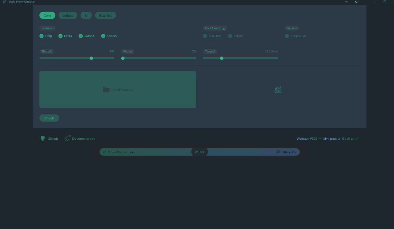 Unfx Proxy Checker 2026 | All-In-One Multi-Protocol Validator icon