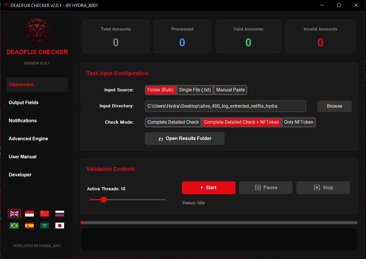 Deadflix Checker v2.0.9 – Free Netflix Account Checker icon