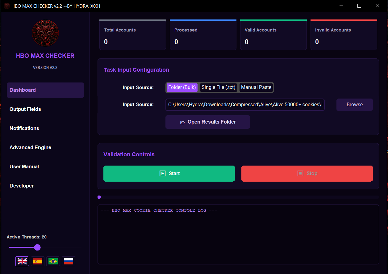 HBO Max Cookies Checker v2.2 – High-Speed Cookie Validator icon
