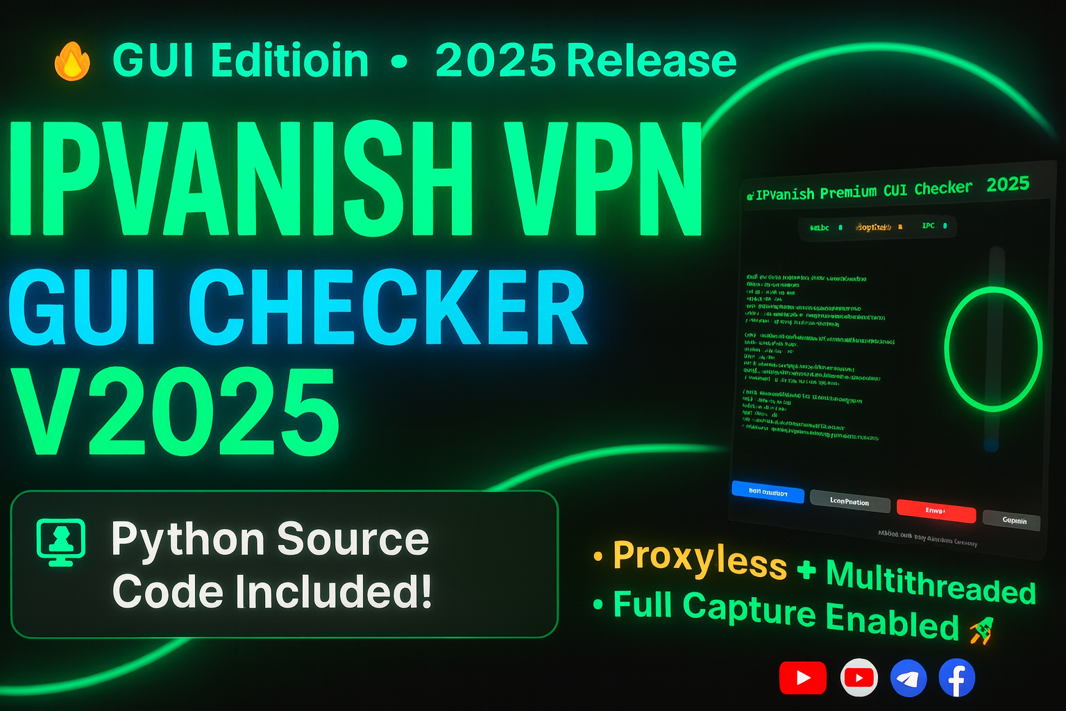 IPVanish VPN GUI Checker V2026 icon