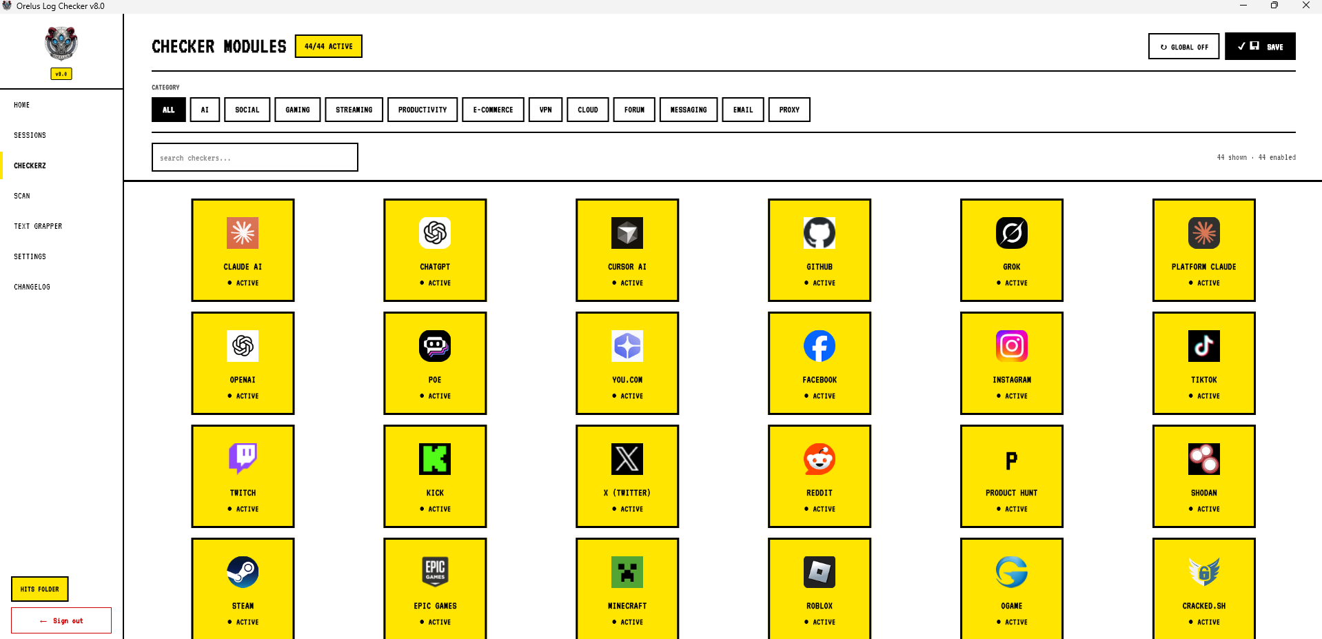 Orelus Log Checker icon