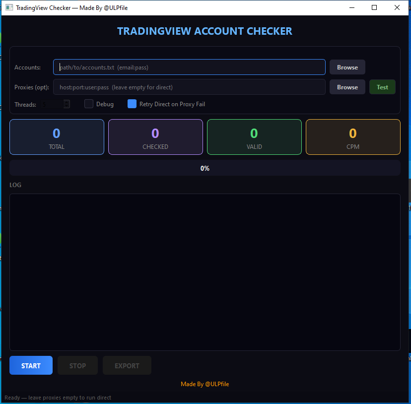 TradingView Account Checker icon