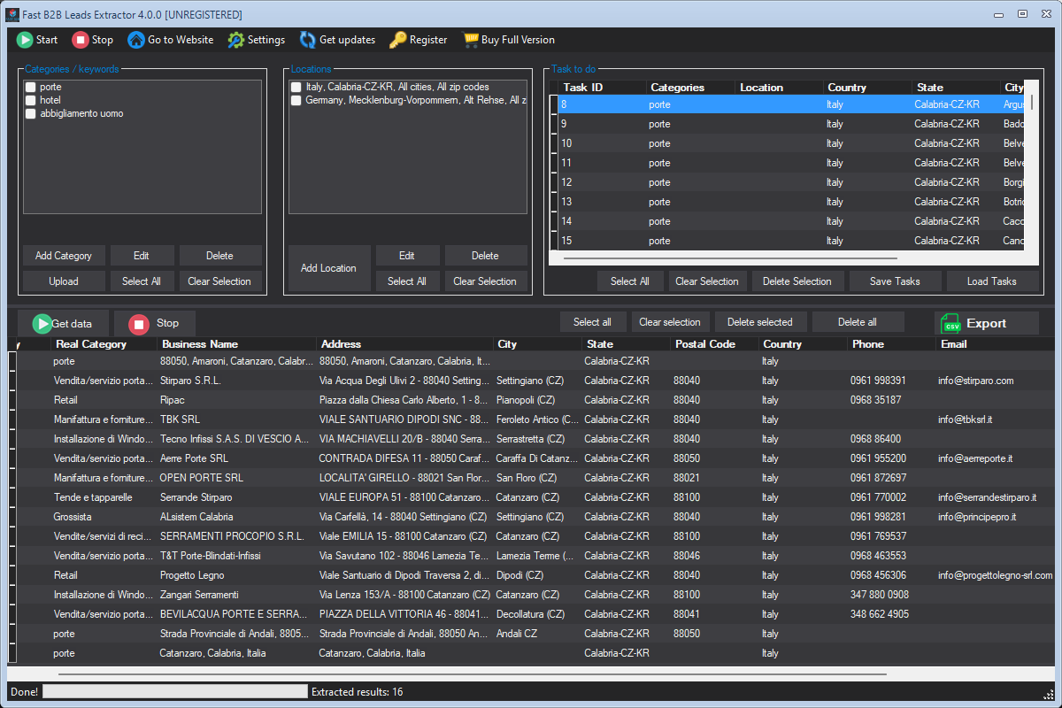 Fast B2B Leads Extractor v4.0 icon